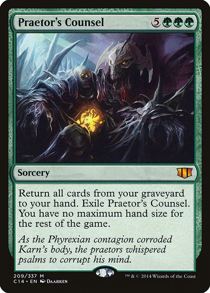 2014 Commander 2014 Praetor's Counsel #209 mythic card image