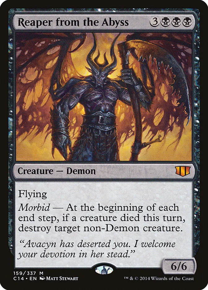 2014 Commander 2014 Reaper from the Abyss #159 mythic card image
