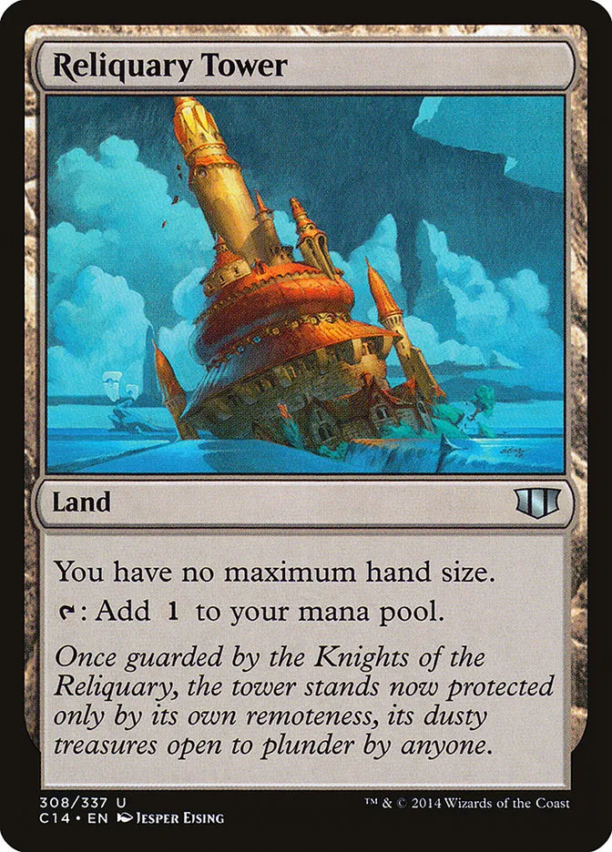 2014 Commander 2014 Reliquary Tower uncommon #308 uncommon card image