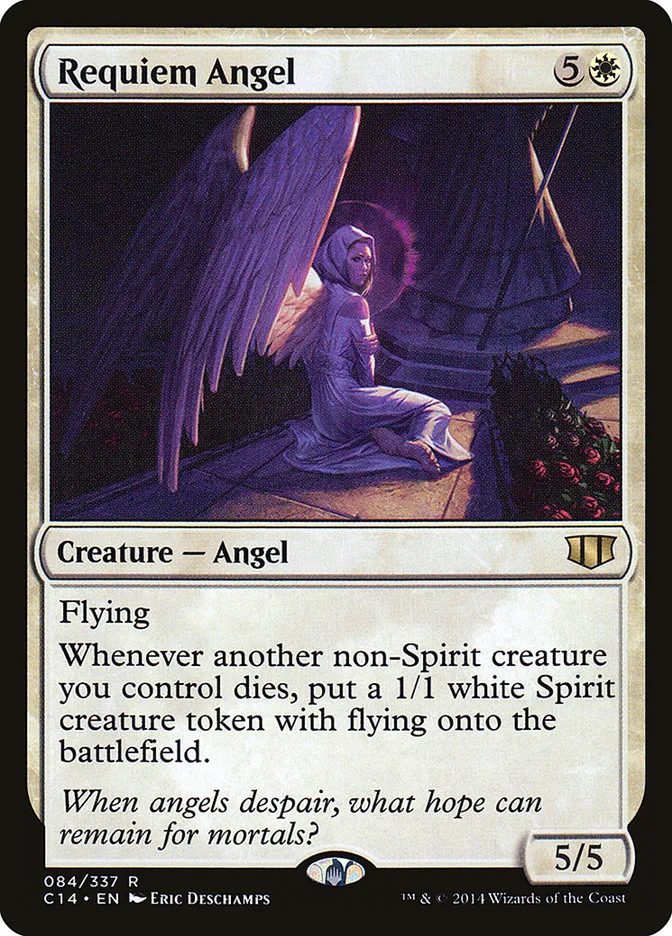 2014 Commander 2014 Requiem Angel rare #84 rare card image