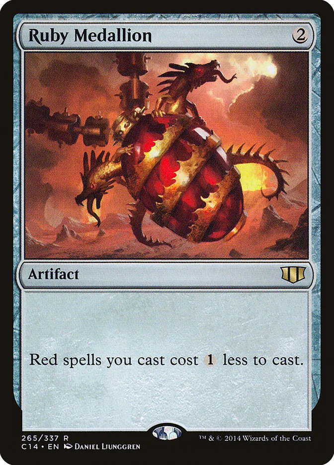 2014 Commander 2014 Ruby Medallion rare #265 rare card image
