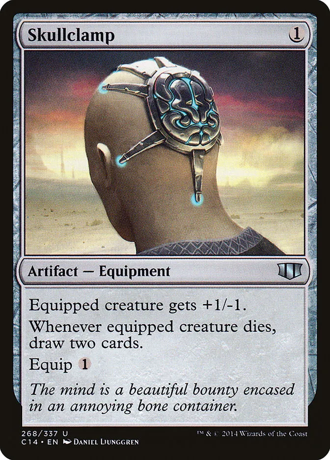 2014 Commander 2014 Skullclamp uncommon #268 uncommon card image
