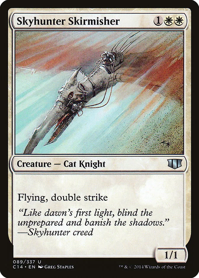 2014 Commander 2014 Skyhunter Skirmisher uncommon #89 uncommon card image