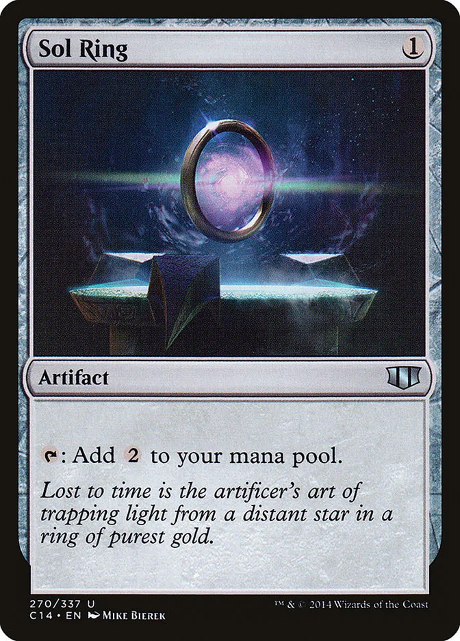 2014 Commander 2014 Sol Ring uncommon #270 uncommon card image