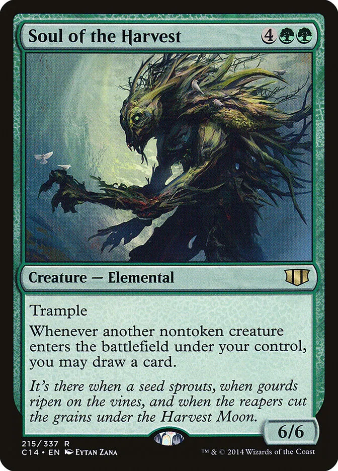 2014 Commander 2014 Soul of the Harvest #215 rare card image