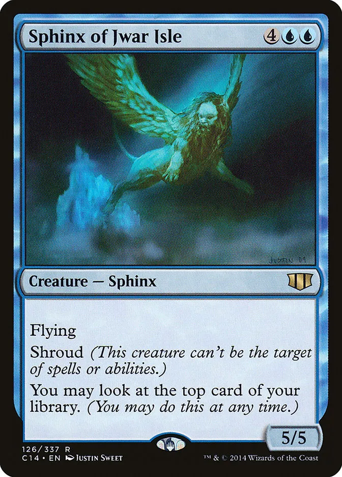 2014 Commander 2014 Sphinx of Jwar Isle #126 rare card image