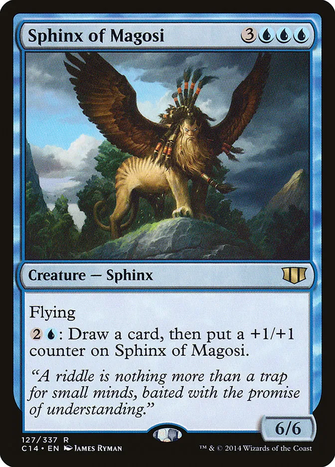 2014 Commander 2014 Sphinx of Magosi #127 rare card image