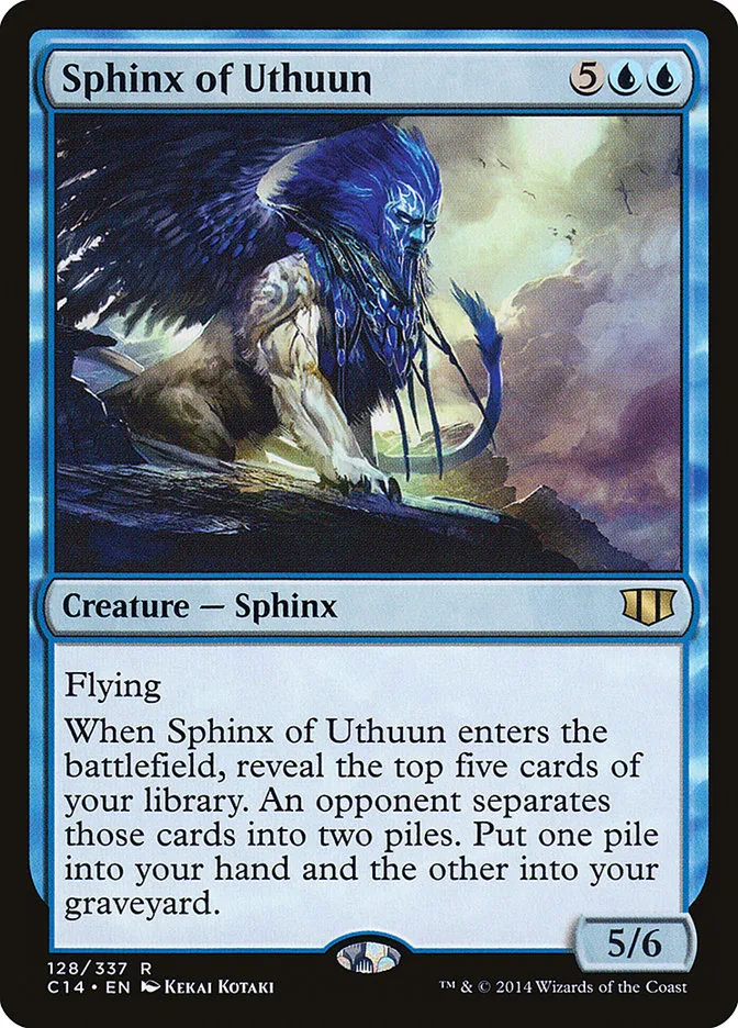 2014 Commander 2014 Sphinx of Uthuun #128 rare card image