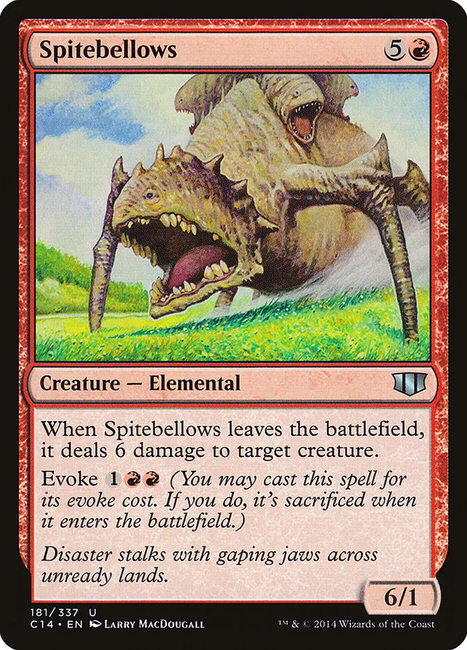 2014 Commander 2014 Spitebellows uncommon #181 uncommon card image