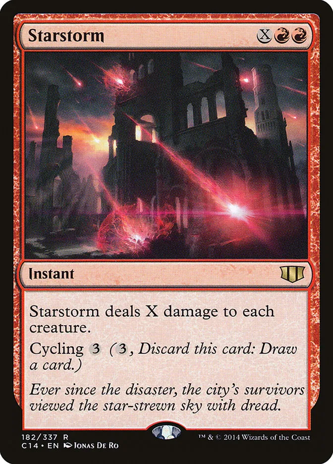 2014 Commander 2014 Starstorm rare #182 rare card image