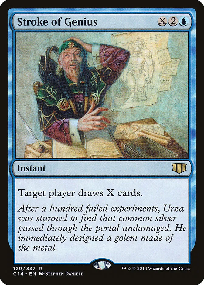 2014 Commander 2014 Stroke of Genius #129 rare card image