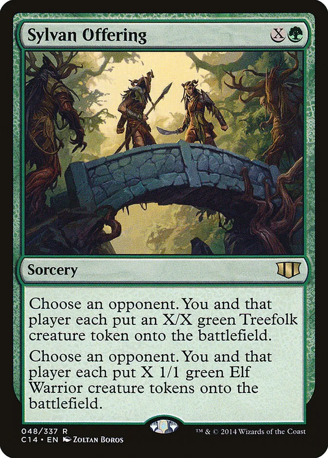 2014 Commander 2014 Sylvan Offering rare #48 rare card image