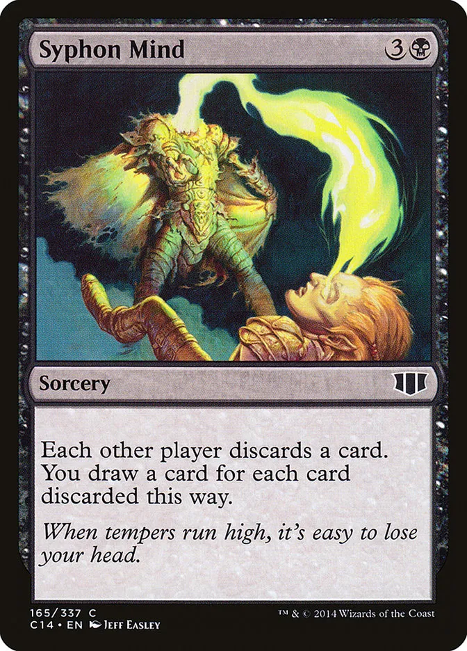 2014 Commander 2014 Syphon Mind common #165 common card image