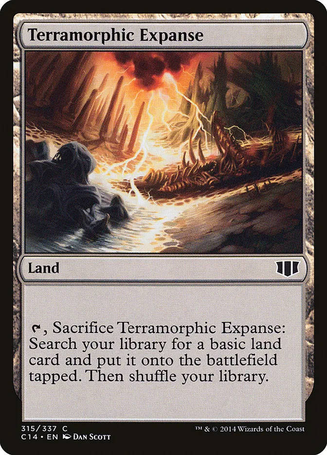 2014 Commander 2014 Terramorphic Expanse common #315 common card image