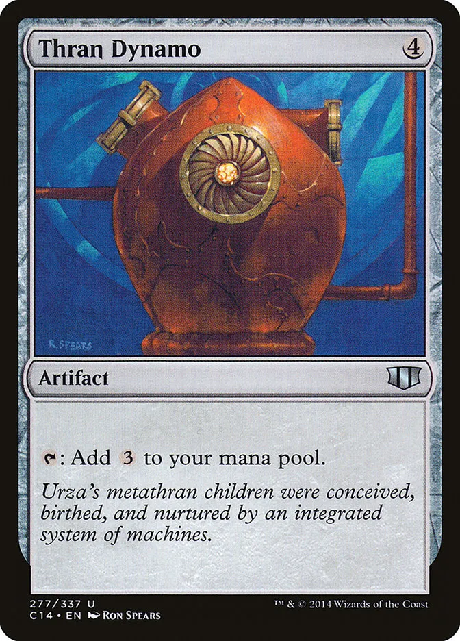 2014 Commander 2014 Thran Dynamo uncommon #277 uncommon card image