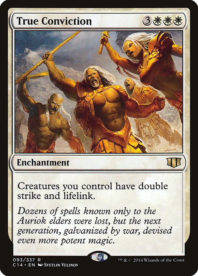 2014 Commander 2014 True Conviction rare #93 rare card image