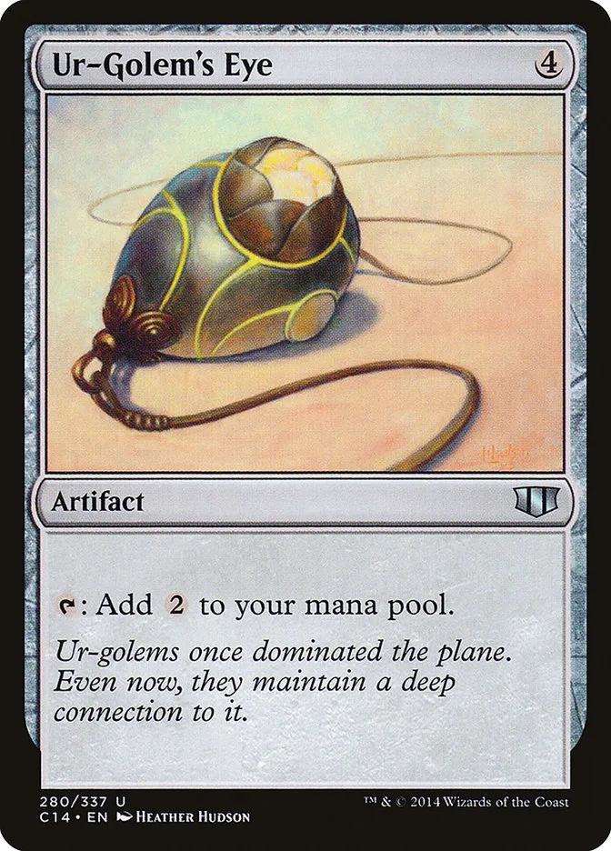 2014 Commander 2014 Ur-Golem's Eye uncommon #280 uncommon card image