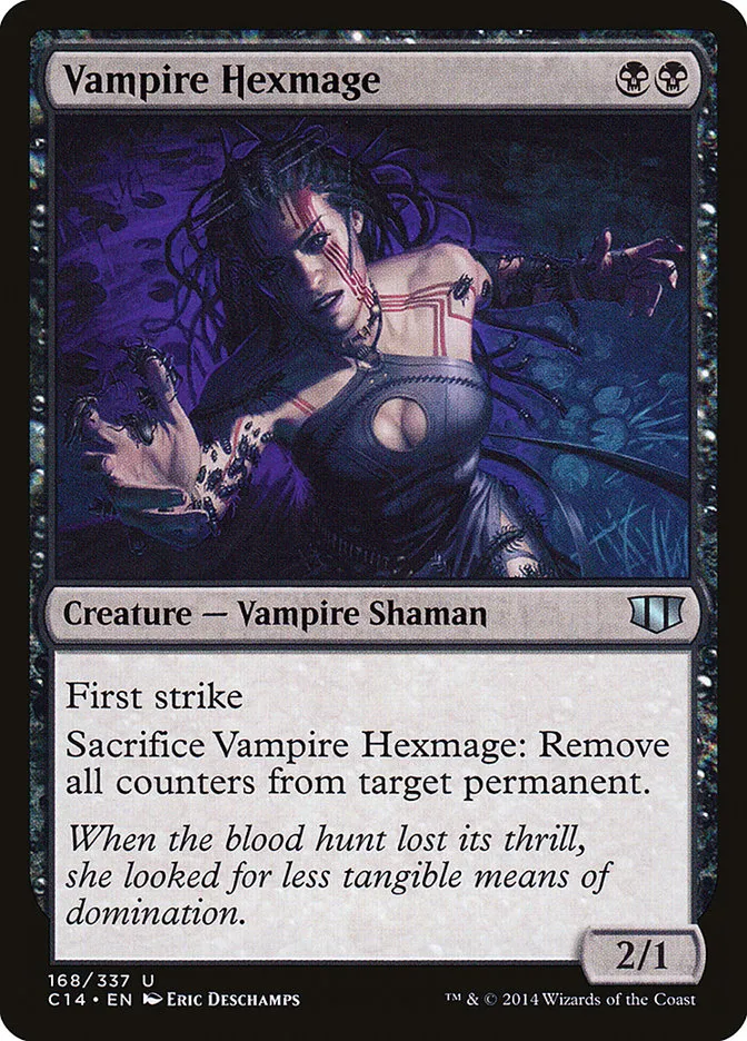 2014 Commander 2014 Vampire Hexmage uncommon #168 uncommon card image