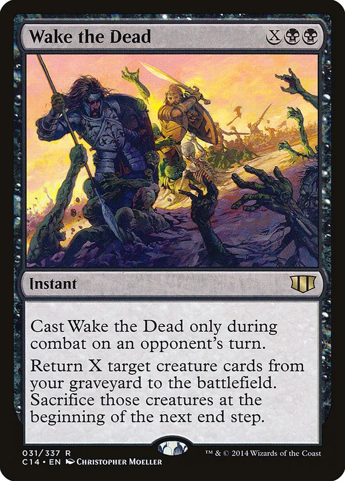 2014 Commander 2014 Wake the Dead rare #31 rare card image