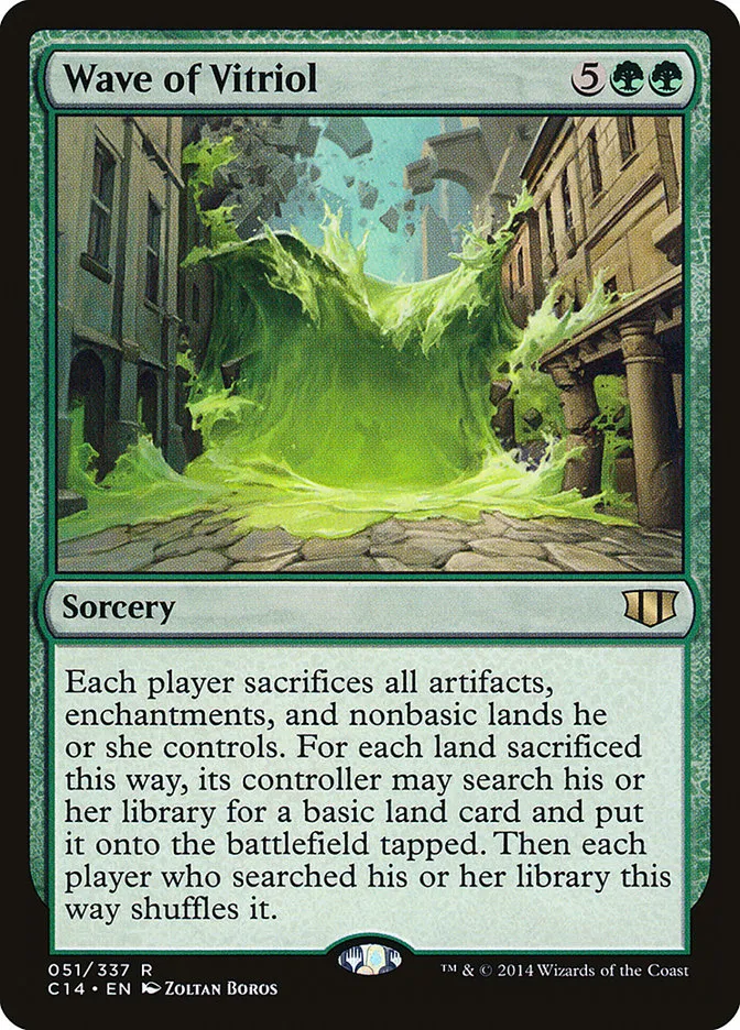 2014 Commander 2014 Wave of Vitriol #51 rare card image