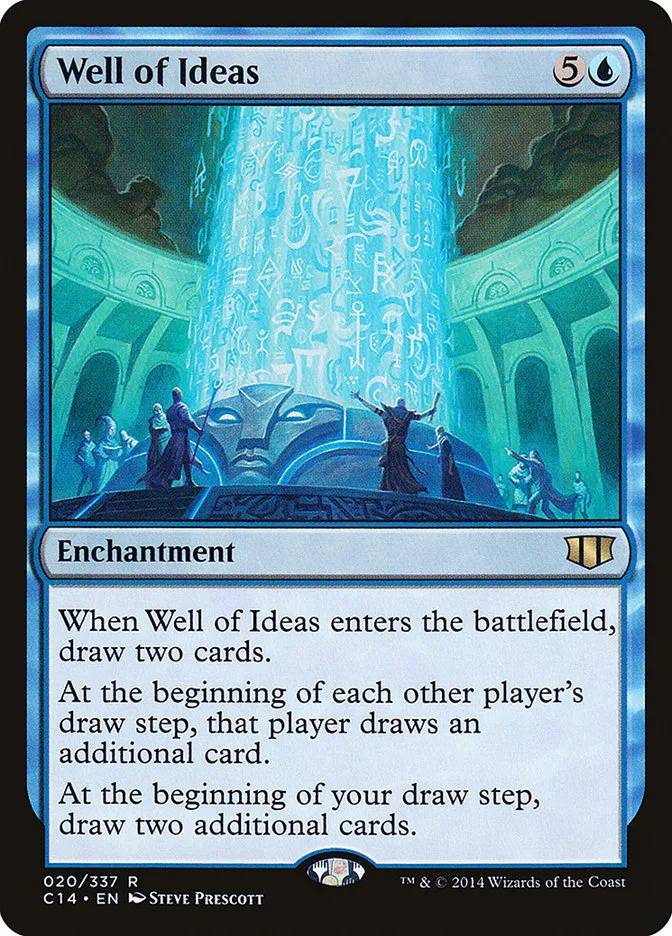 2014 Commander 2014 Well of Ideas #20 rare card image