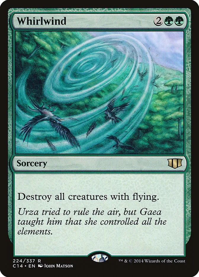 2014 Commander 2014 Whirlwind rare #224 rare card image