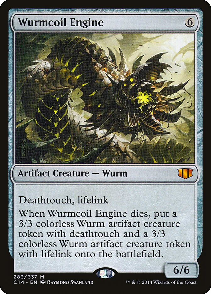 2014 Commander 2014 Wurmcoil Engine mythic #283 mythic card image