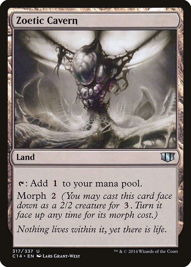 2014 Commander 2014 Zoetic Cavern uncommon #317 uncommon card image