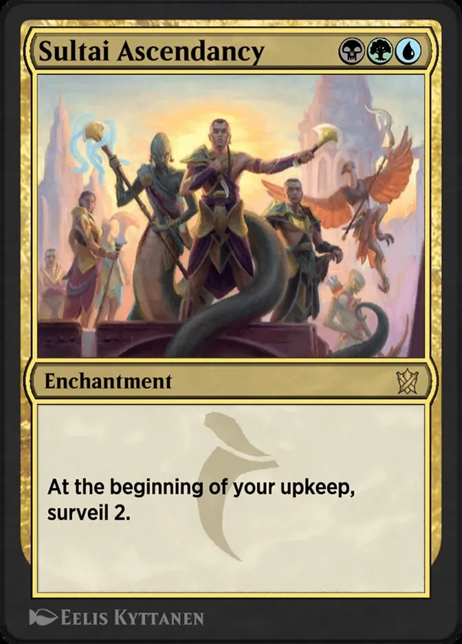 2014 Khans of Tarkir Sultai Ascendancy #203y rare card image