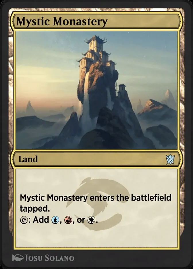 2014 Khans of Tarkir Mystic Monastery #236y uncommon card image