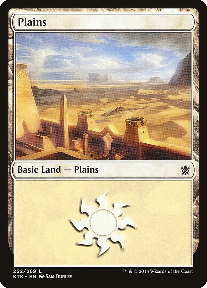 2014 Khans of Tarkir Plains #252 common card image