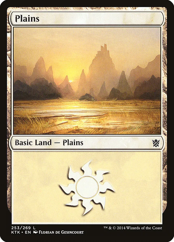 2014 Khans of Tarkir Plains #253 common card image