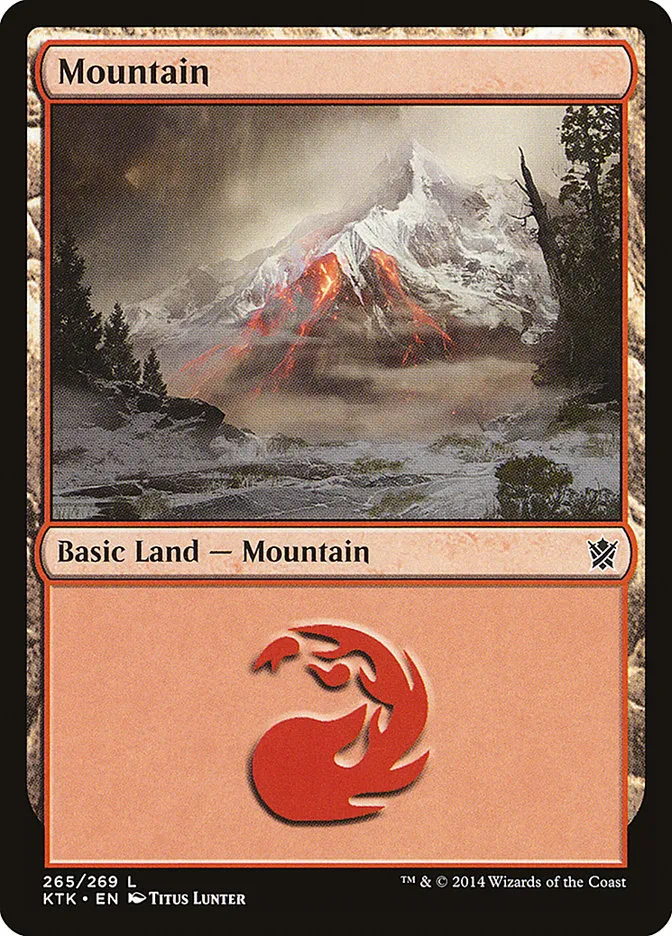 2014 Khans of Tarkir Mountain #265 common card image
