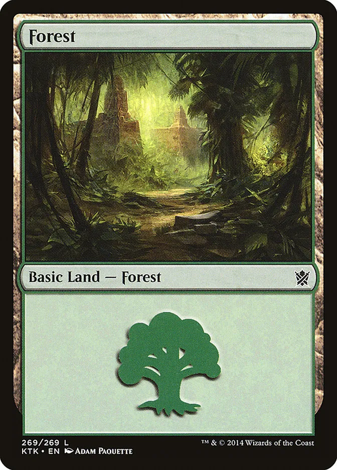 2014 Khans of Tarkir Forest #269 common card image