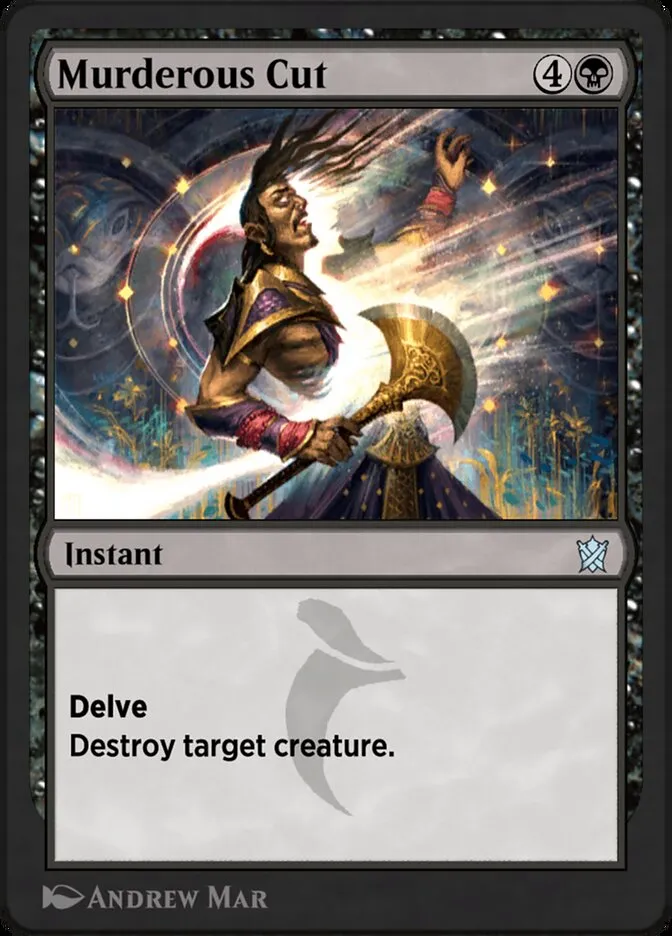 2014 Khans of Tarkir Murderous Cut #81y uncommon card image