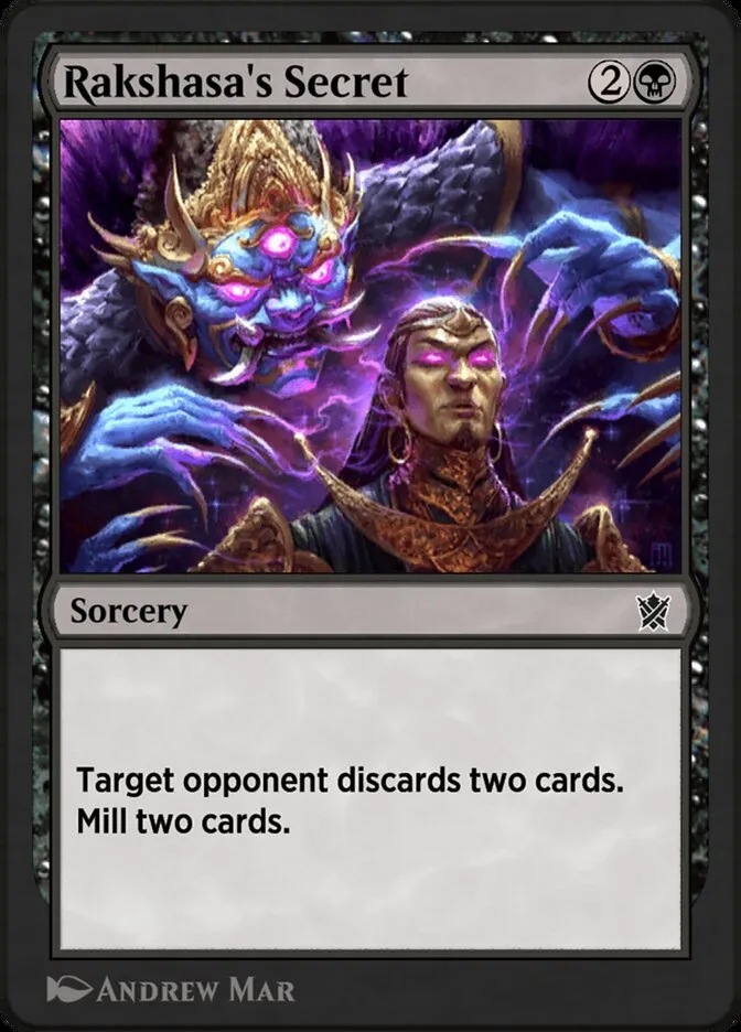 2014 Khans of Tarkir Rakshasa's Secret #84y common card image