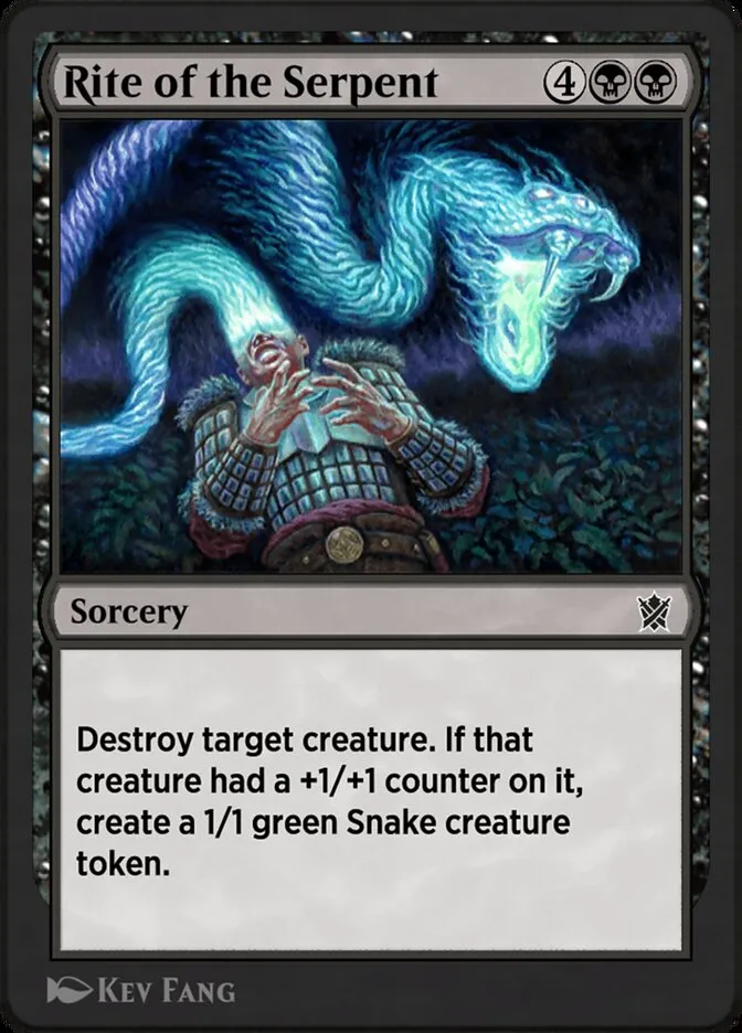 2014 Khans of Tarkir Rite of the Serpent #86y common card image