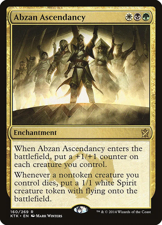 2014 Khans of Tarkir Abzan Ascendancy rare #160 rare card image