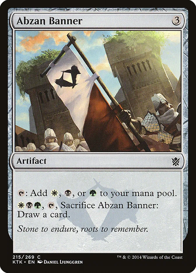 2014 Khans of Tarkir Abzan Banner #215 common card image