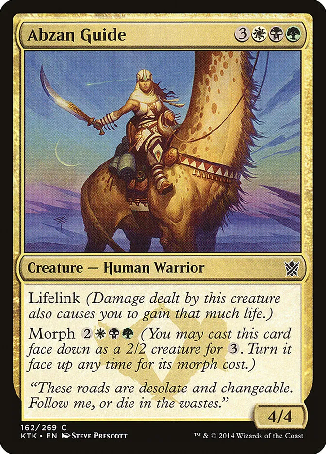 2014 Khans of Tarkir Abzan Guide #162 common card image