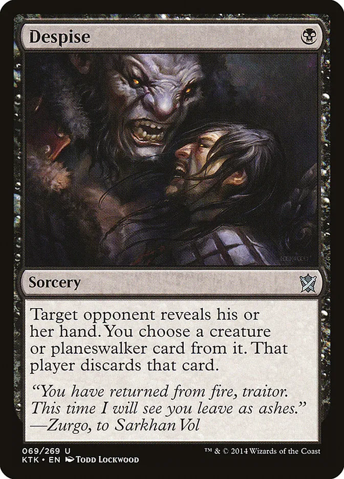 2014 Khans of Tarkir Despise uncommon #69 uncommon card image