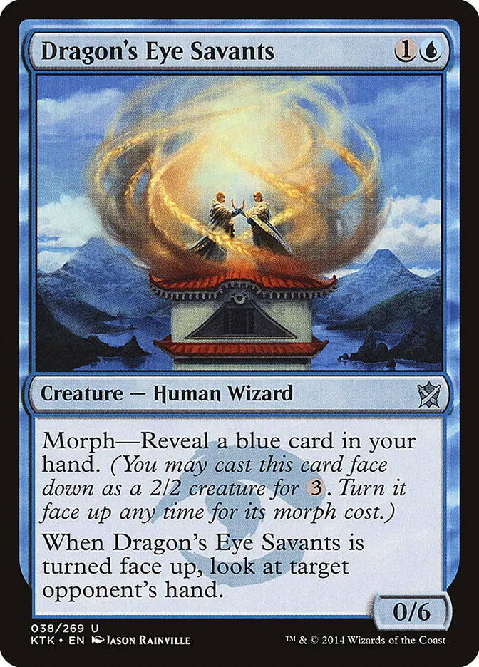 2014 Khans of Tarkir Dragon's Eye Savants uncommon #38 uncommon card image