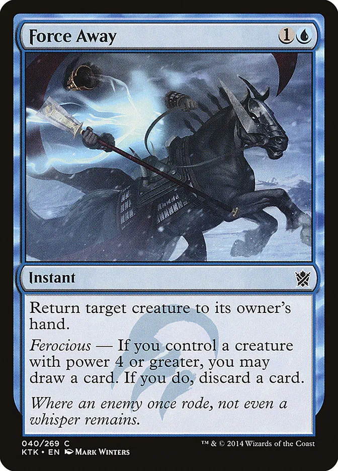 2014 Khans of Tarkir Force Away common #40 common card image