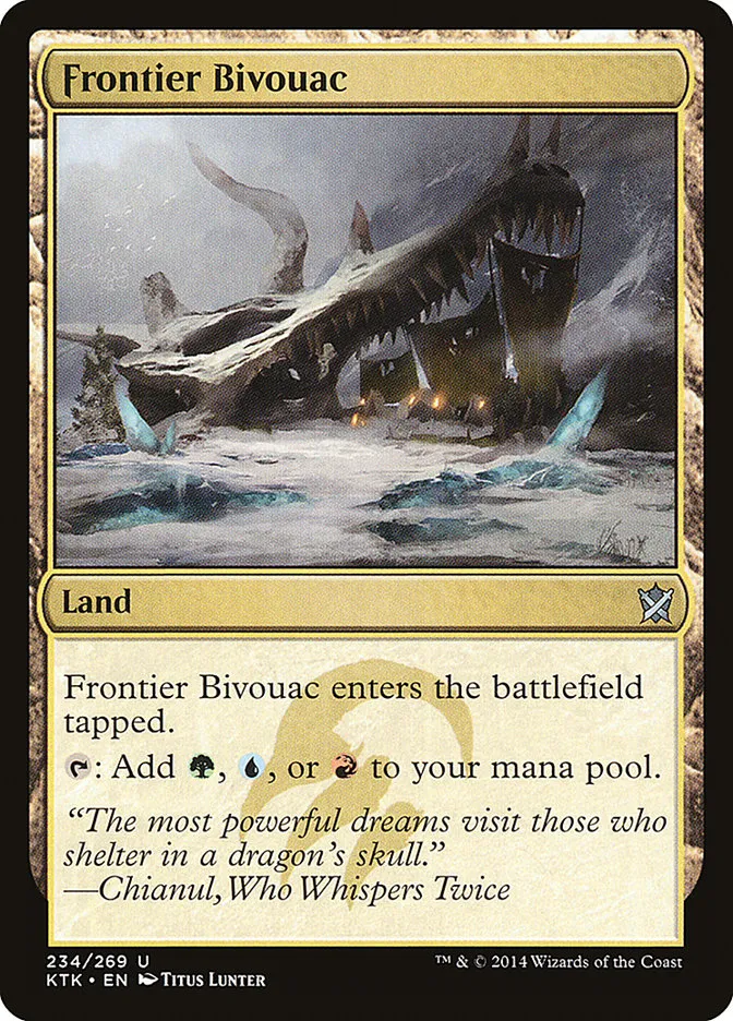 2014 Khans of Tarkir Frontier Bivouac #234 uncommon card image