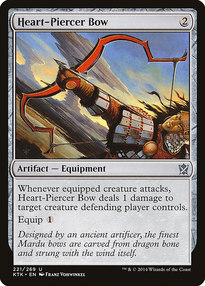 2014 Khans of Tarkir Heart-Piercer Bow #221 uncommon card image