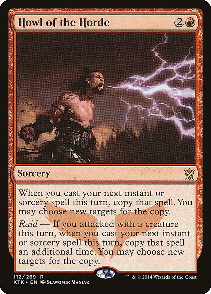 2014 Khans of Tarkir Howl of the Horde rare #112 rare card image