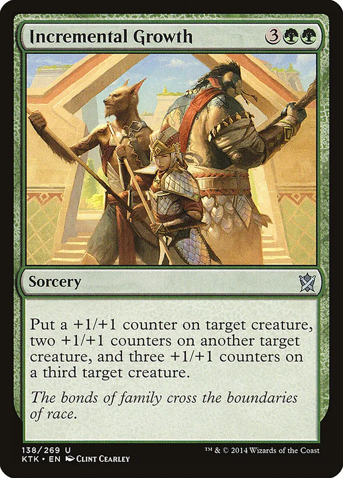 2014 Khans of Tarkir Incremental Growth #138 uncommon card image