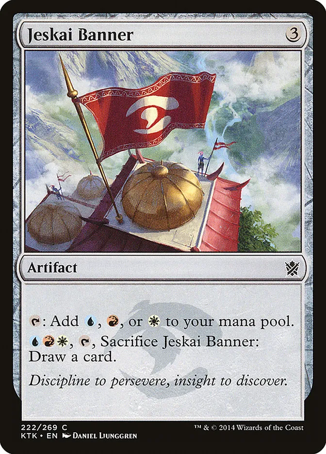 2014 Khans of Tarkir Jeskai Banner #222 common card image