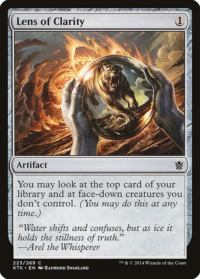 2014 Khans of Tarkir Lens of Clarity #223 common card image