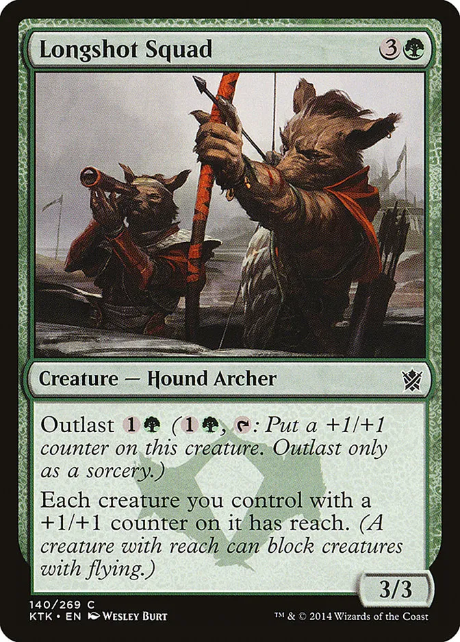 2014 Khans of Tarkir Longshot Squad #140 common card image